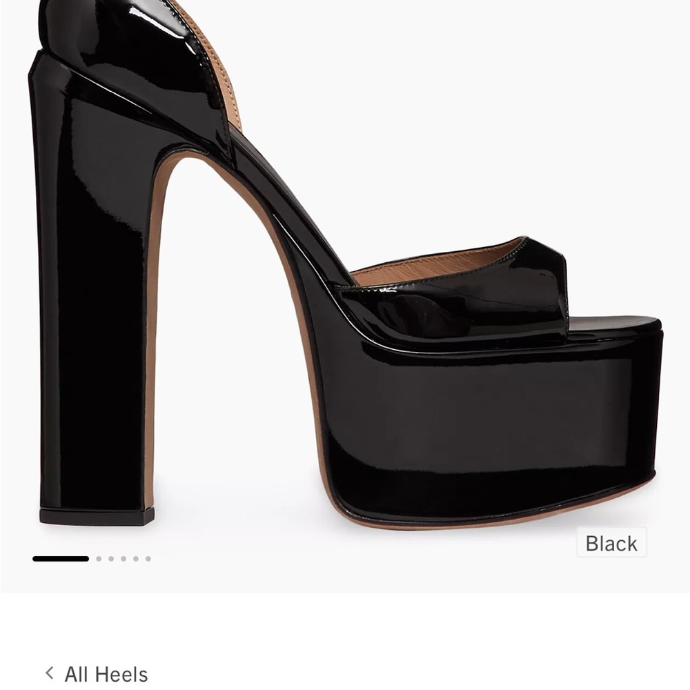 Valentino Garavani Black Platform Heels